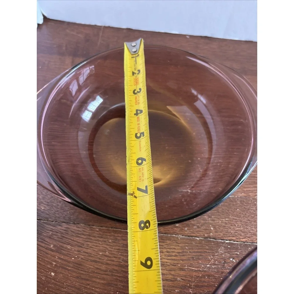 Pyrex 1.5 QT Visions Glass Cranberry 8